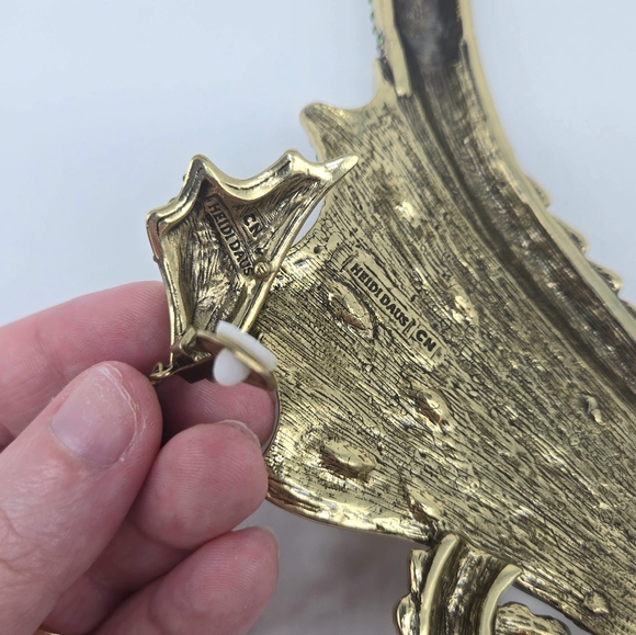 Heidi Daus Mystical Masterpiece Dragon Statement Necklace and Earring Set - Picture 12 of 13